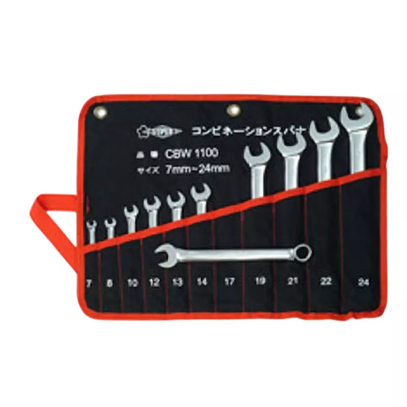 Super Tool Combination Wrench Set Chromium Vanadium Steel, CBW1100N
