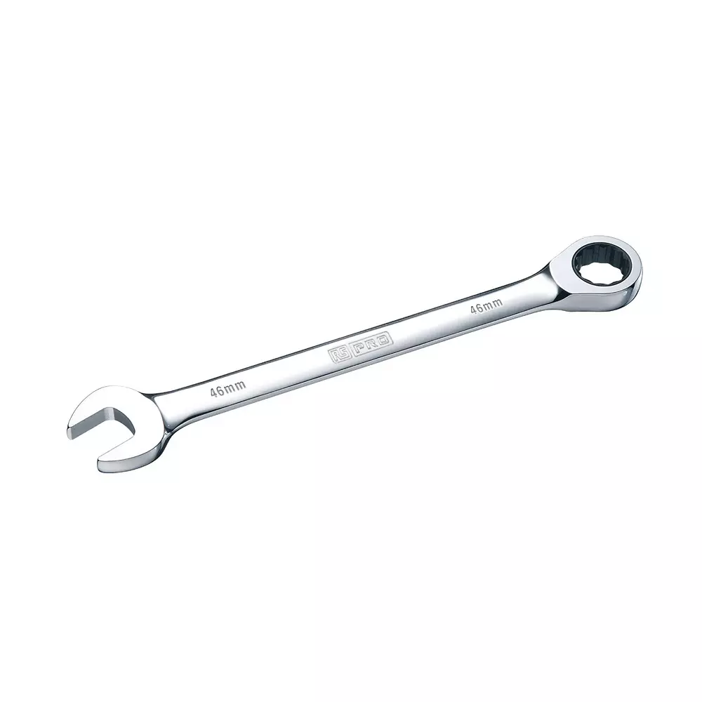 RS PRO Combination Spanner Chrome Vanadium Steel Mirror 640 mm, 2790948