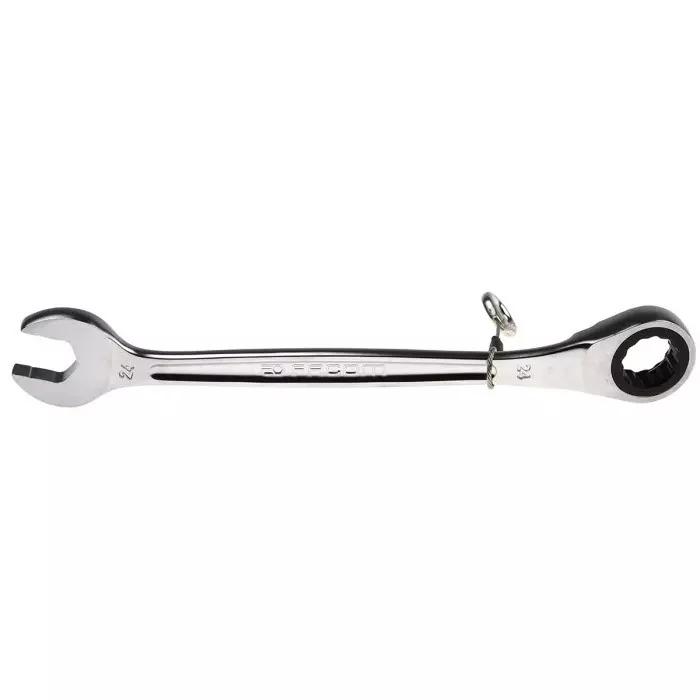 Facom Combination Ratchet Spanner, 24mm, Metric, Height Safe, Double Ended, 321 mm Overall, 467.24SLS