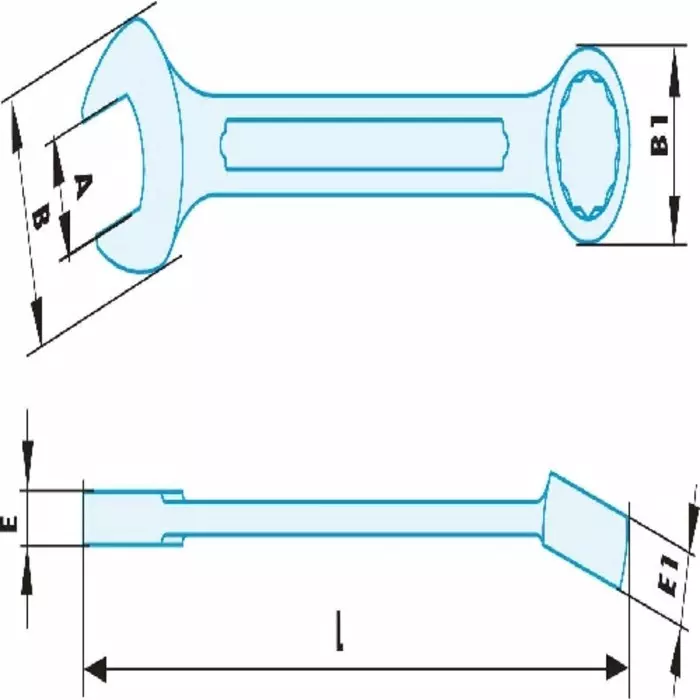 facom-440-series-spanner-13mm-metric-double-ended-175-mm-overall-44013sr