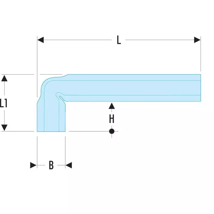 Facom Tubular Box Spanner, 21mm, 163 mm Overall, 92A.21