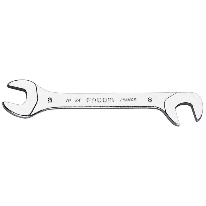 Facom Double Ended Open Spanner, 8mm, Metric, Double Ended, 90 mm Overall, 34.8