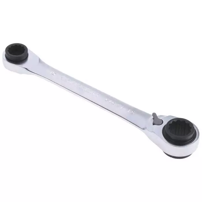 Facom 64C Series Ratchet Spanner, 8 x 10mm, Metric, Double Ended, 150 mm Overall, 64C.S1