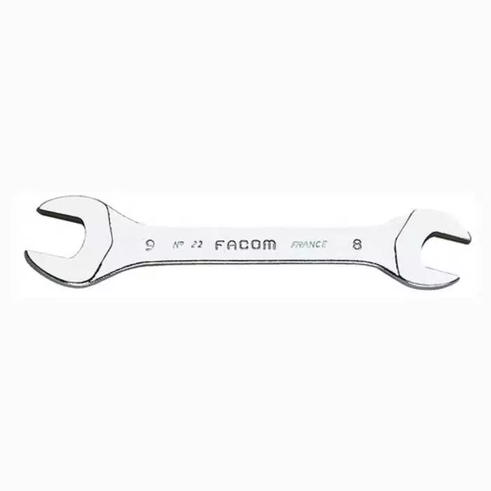 Facom Open Ended Spanner, 6mm, Metric, Double Ended, 80 mm Overall, 22.6X7