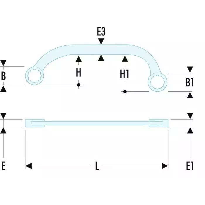 facom-ring-spanner-19mm-metric-double-ended-235-mm-overall-5719x22