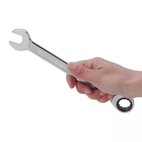 Ktc Ratchet Combination Wrench Thin Head 18 mm 5 Degree Feed Angle, MSR1A-18