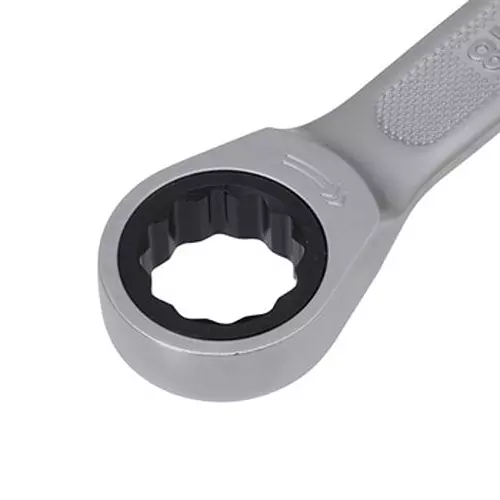 Ktc Ratchet Combination Wrench Thin Head 18 mm 5 Degree Feed Angle, MSR1A-18