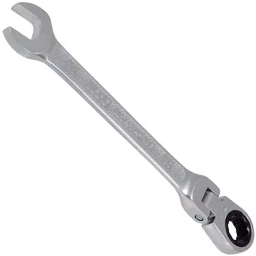 Ktc Semi-Short Flex Ratchet Combination Wrench Thin Head 10 mm 5 Degree Feed Angle, MSR1A-10F