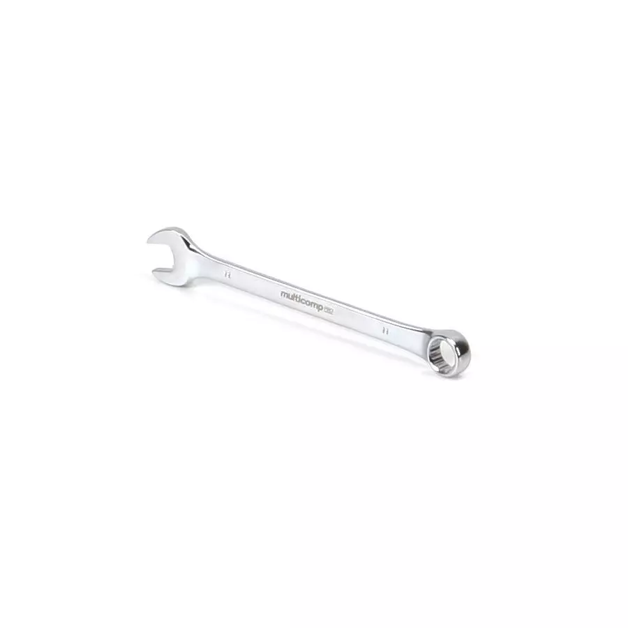 MULTICOMP PRO Combination Wrench 11 mm AF Size - Metric 0.44 Inch Imperial, MP-CW11MM