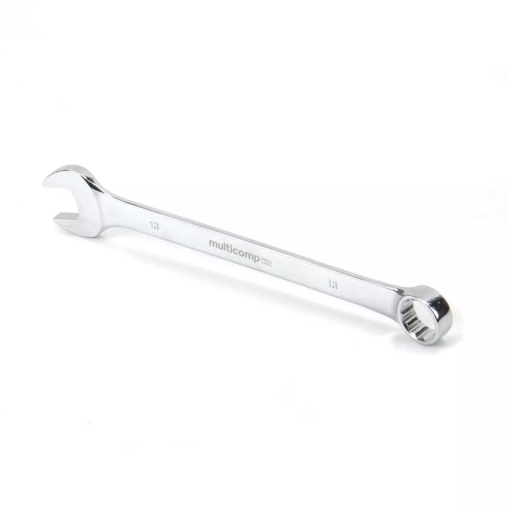MULTICOMP PRO Combination Wrench 13 mm AF Size - Metric 0.52 Inch Imperial, MP-CW13MM