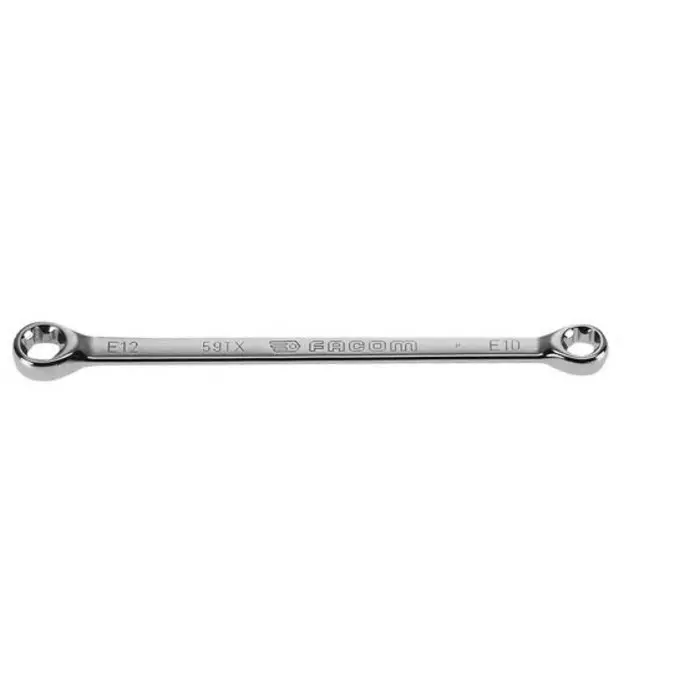 Facom 57TX Series Ring Spanner, 14mm, Metric, Double Ended, 181 mm Overall, 59TX.14X18
