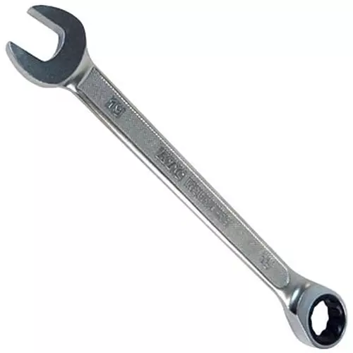 Ktc Ratchet Combination Wrench Thin Head 19 mm 5 Degree Feed Angle, MSR1A-19