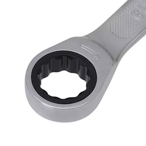 Ktc Ratchet Combination Wrench Thin Head 19 mm 5 Degree Feed Angle, MSR1A-19