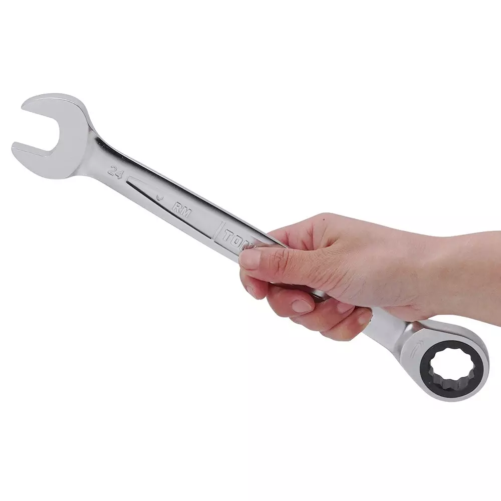 TONE Ratchet Glasses Wrench 24 mm, RM-24
