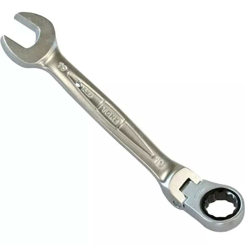 TONE Swivel Ratchet Box Wrench 19 mm Hex Size, RMF-19