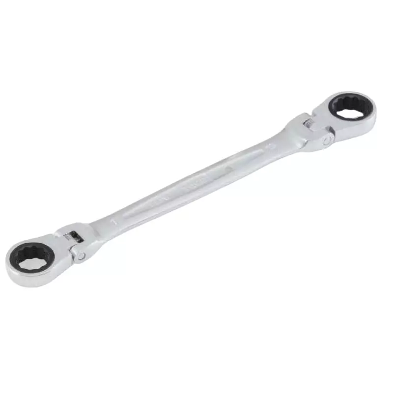 TONE Double Swing Ratchet Glasses Wrench 13 x 14 mm, RMFW-1314
