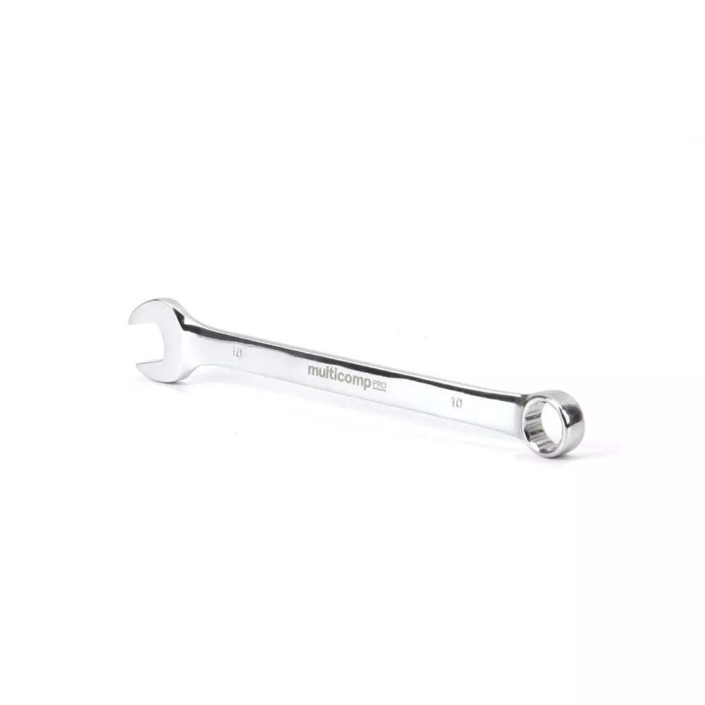 MULTICOMP PRO Combination Wrench 10 mm AF Size - Metric 0.4 Inch Imperial, MP-CW10MM