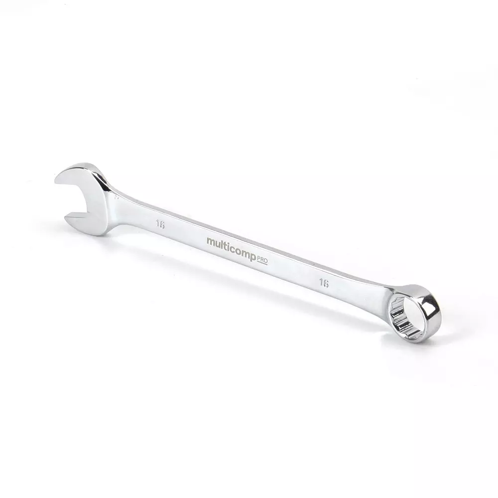 MULTICOMP PRO Combination Wrench 16 mm AF Size - Metric 0.63 Inch Imperial, MP-CW16MM