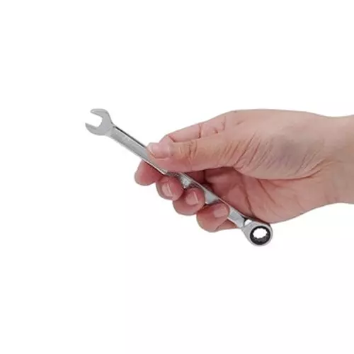 Ktc Ratchet Combination Wrench Thin Head 8 mm 6 Degree Feed Angle, MSR1A-08