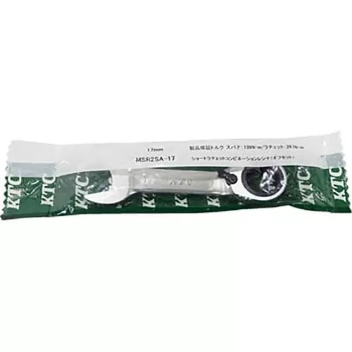 Ktc Short Ratchet Combination Wrench Standard Head 17 mm 5 Degree Feed Angle, MSR2SA-17