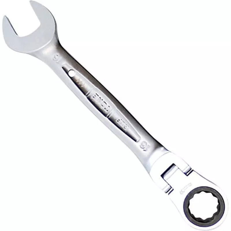 TONE Swivel Ratchet Box Wrench 16 mm Hex Size, RMF-16
