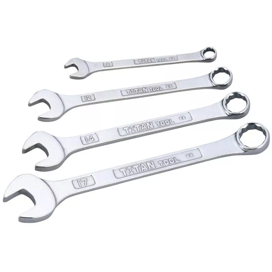 TONE Titanium Combination Spanner 8 x 8 mm, TMS-08