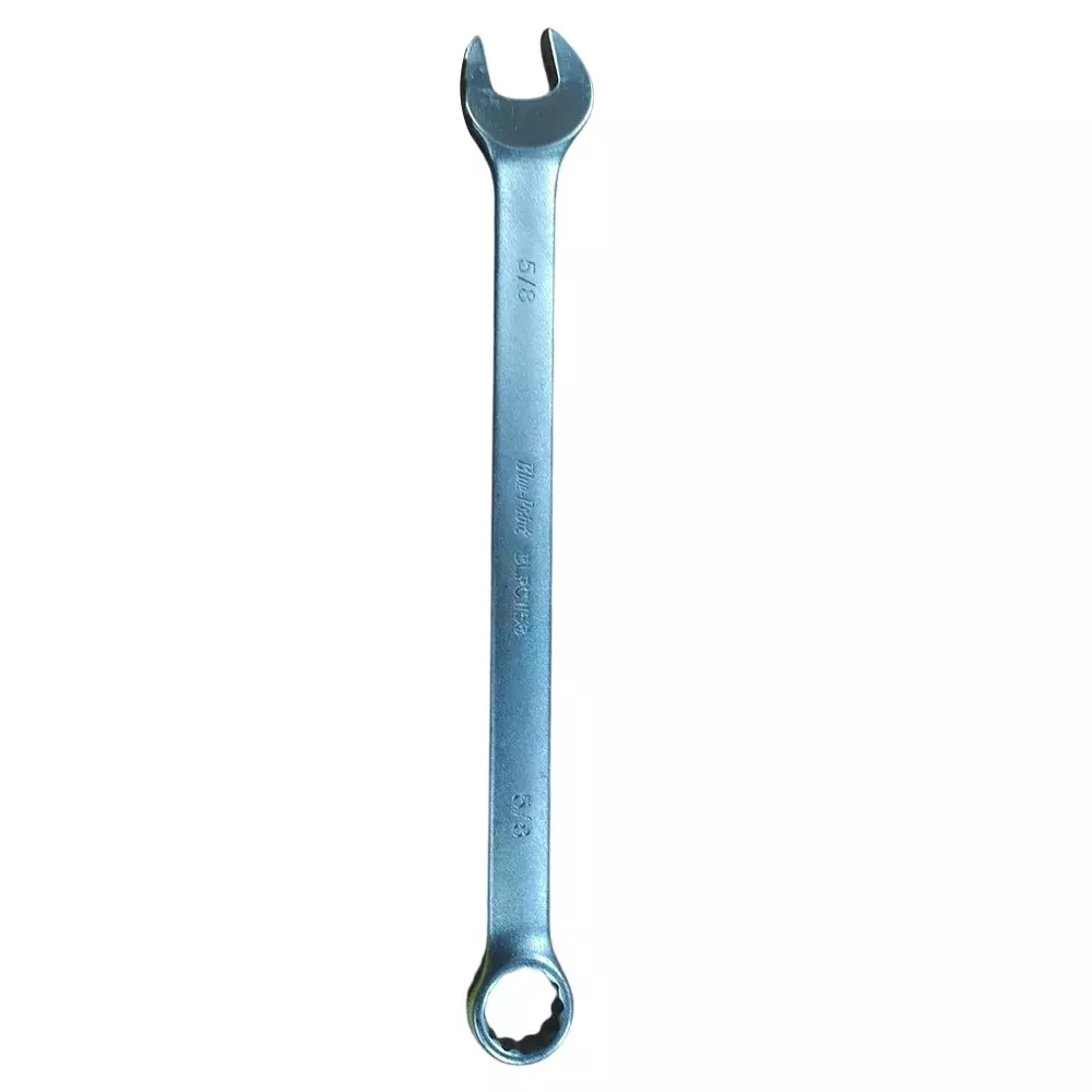 Blue-Point 5/8 inch (15.87 mm) Combination Wrench Chrome Finish Alloy Steel Body for Automotive Maintenance & More, BLPCW58
