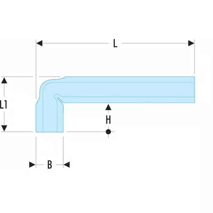 Facom 92A Series Tubular Box Spanner, 4mm, Metric, 95 mm Overall, 92A.4