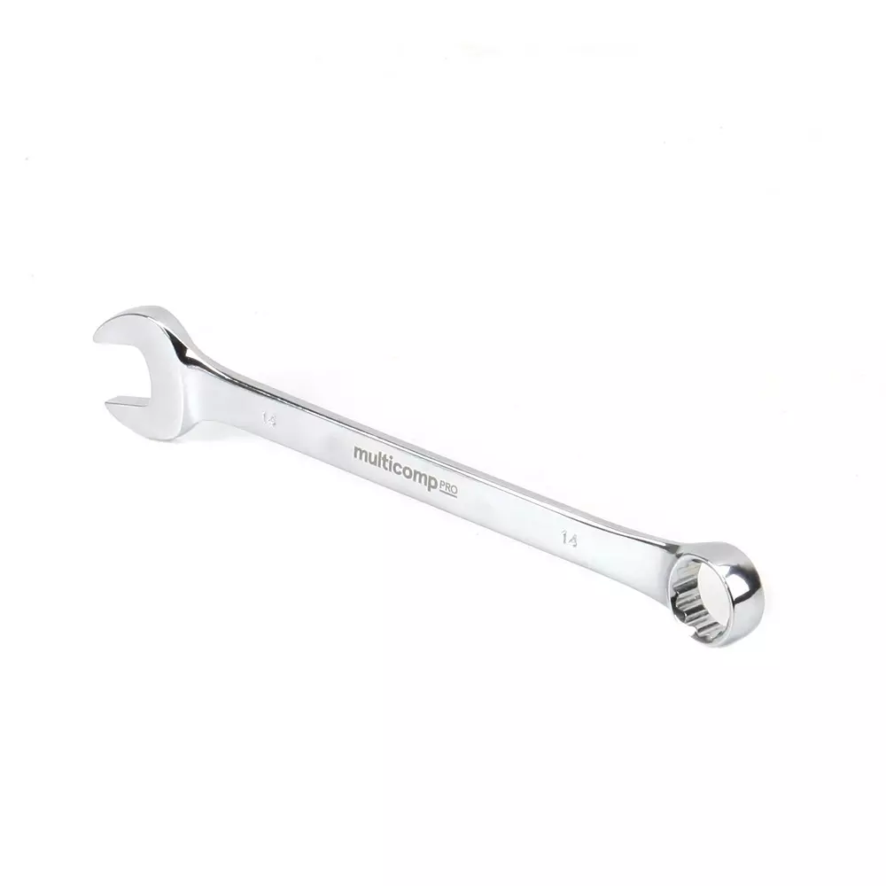 MULTICOMP PRO Combination Wrench 14 mm AF Size - Metric 0.56 Inch Imperial, MP-CW14MM