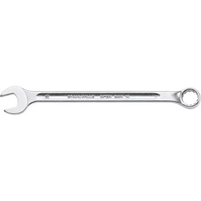 STAHLWILLE 14 Series Combination Spanner, 19 mm, 1in, Metric, Height Safe, 265 mm Overall, 40101919