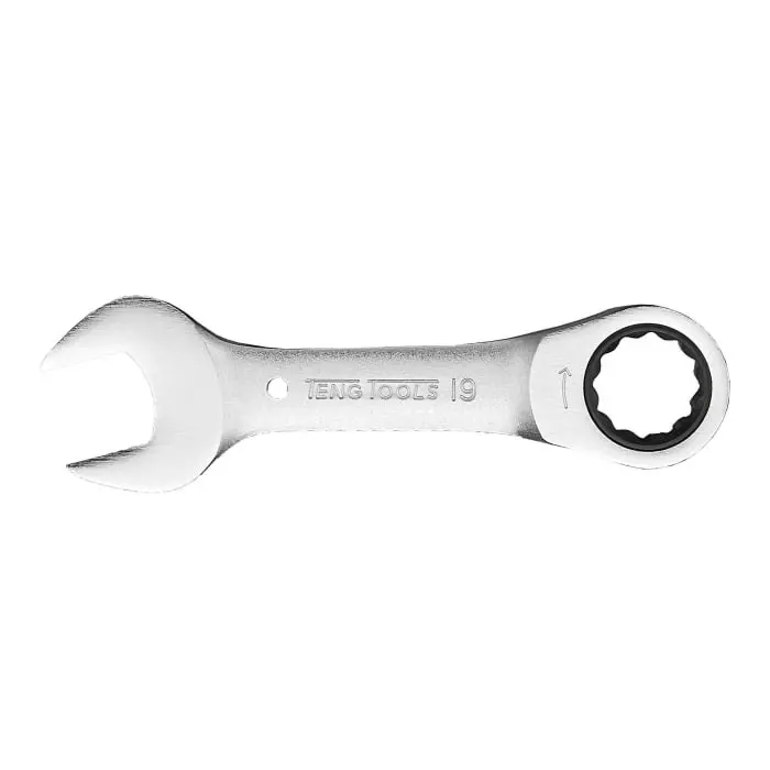 Teng Tools Combination Ratchet Spanner, 19 mm, Metric, No, 139 mm Overall, 6005M19RS