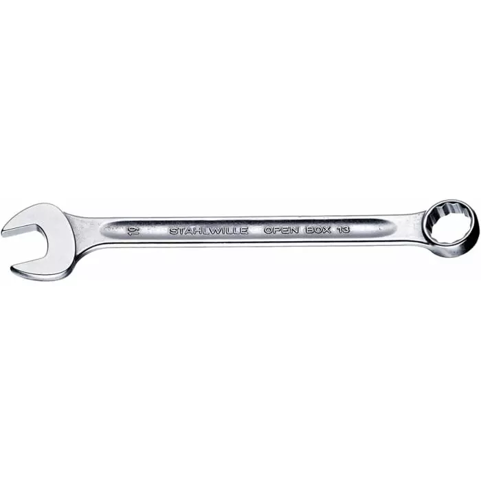 STAHLWILLE 13 Series Combination Spanner, 50 mm, 1in, Metric, Height Safe, 530 mm Overall, 40085050