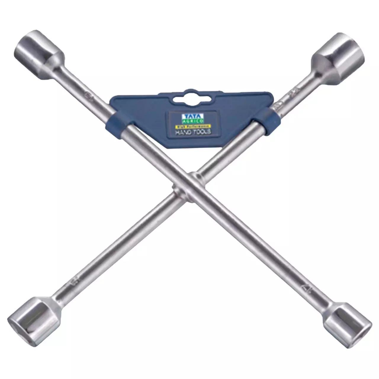 Tata Agrico Cross Wheel Spanner Steel Chrome Plate Finish 355x16 mm Size Silver, SPA007