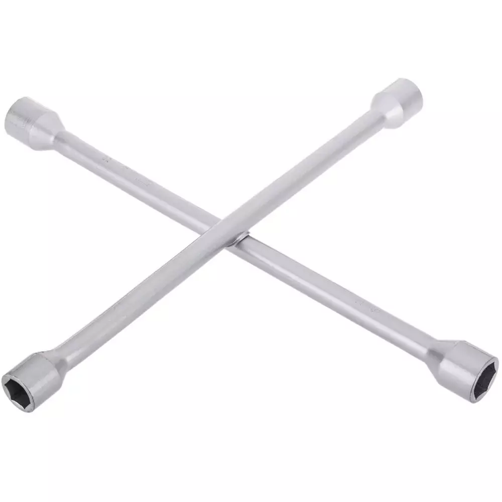 Blue-Point Cross Wheel Spanner Chrome Finish Alloy Steel Body for Automotive Repair & Maintenance, 29-BL