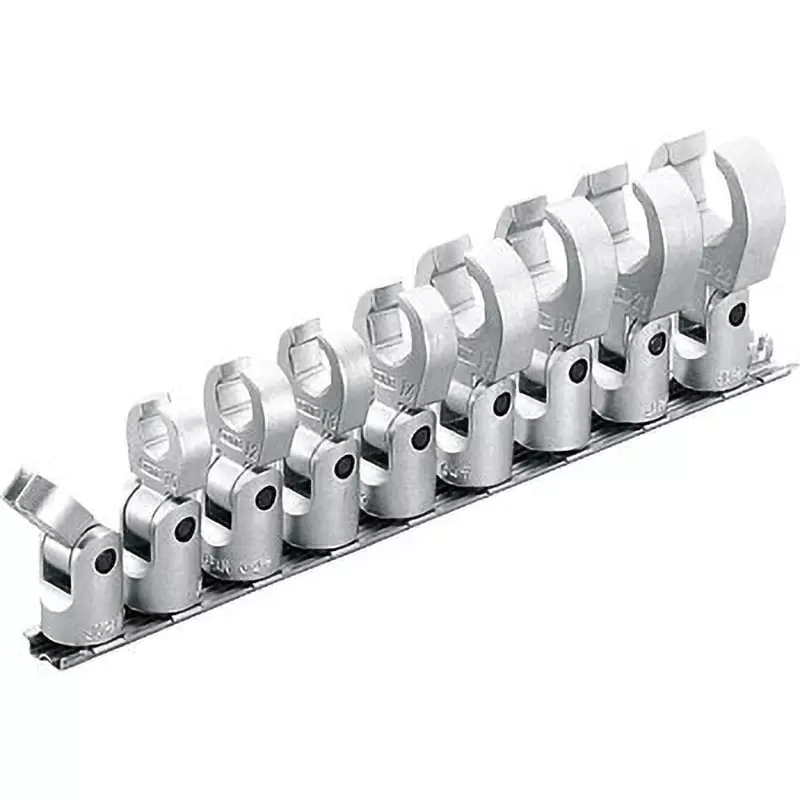 TONE Flex Claw Foot Wrench Set With Holder 3SCF-08F.10F.12F.13F.14F.17F.19F.21F.22F, HSCF309F