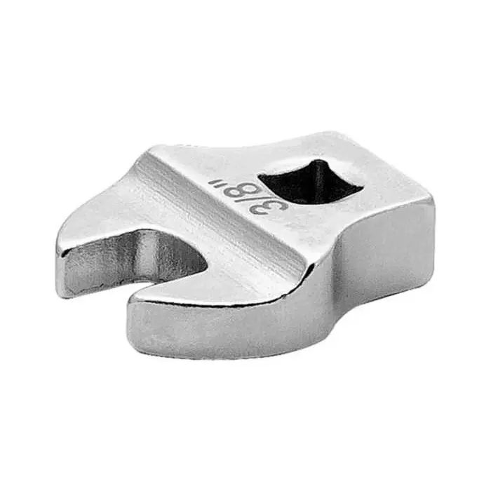 Bahco 677 Series Open Ended Insert Crowfoot Wrench 1/4 inch 10 mm Insert Chrome Plated Finish, 677-10