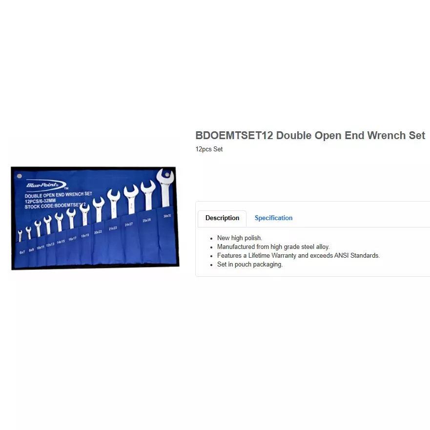 blue-point-12-pcs-double-open-end-wrench-set-smooth-chrome-finish-alloy-steel-body-size-6-32-mm-bdoemtset12l