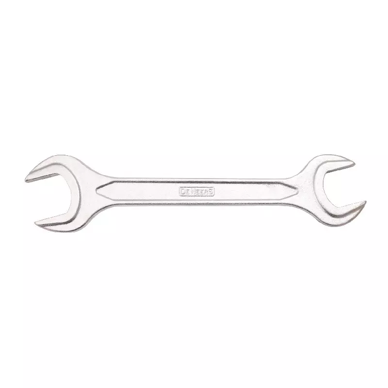 De Neers Double Open End Spanner Silver Chrome Vanadium Steel 38x42 mm, DN-133