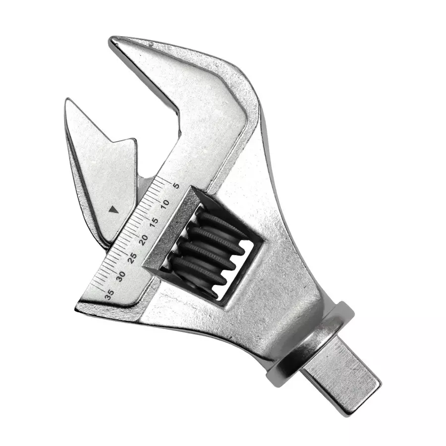 DELTA 42 mm Length 14x18 mm Drive Size CR-V Silver Insert Adjustable Spanner Head