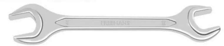 Freemans Silver Finish Chrome Vanadium Steel Double Open Ended Spanners