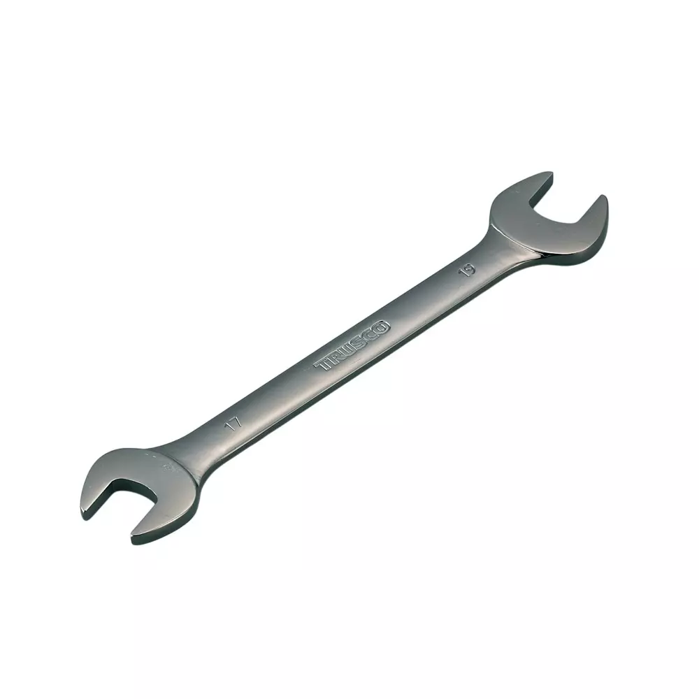 TRUSCO Mirror Type Double End Spanner 140 mm Overall Length, TTDS-0810