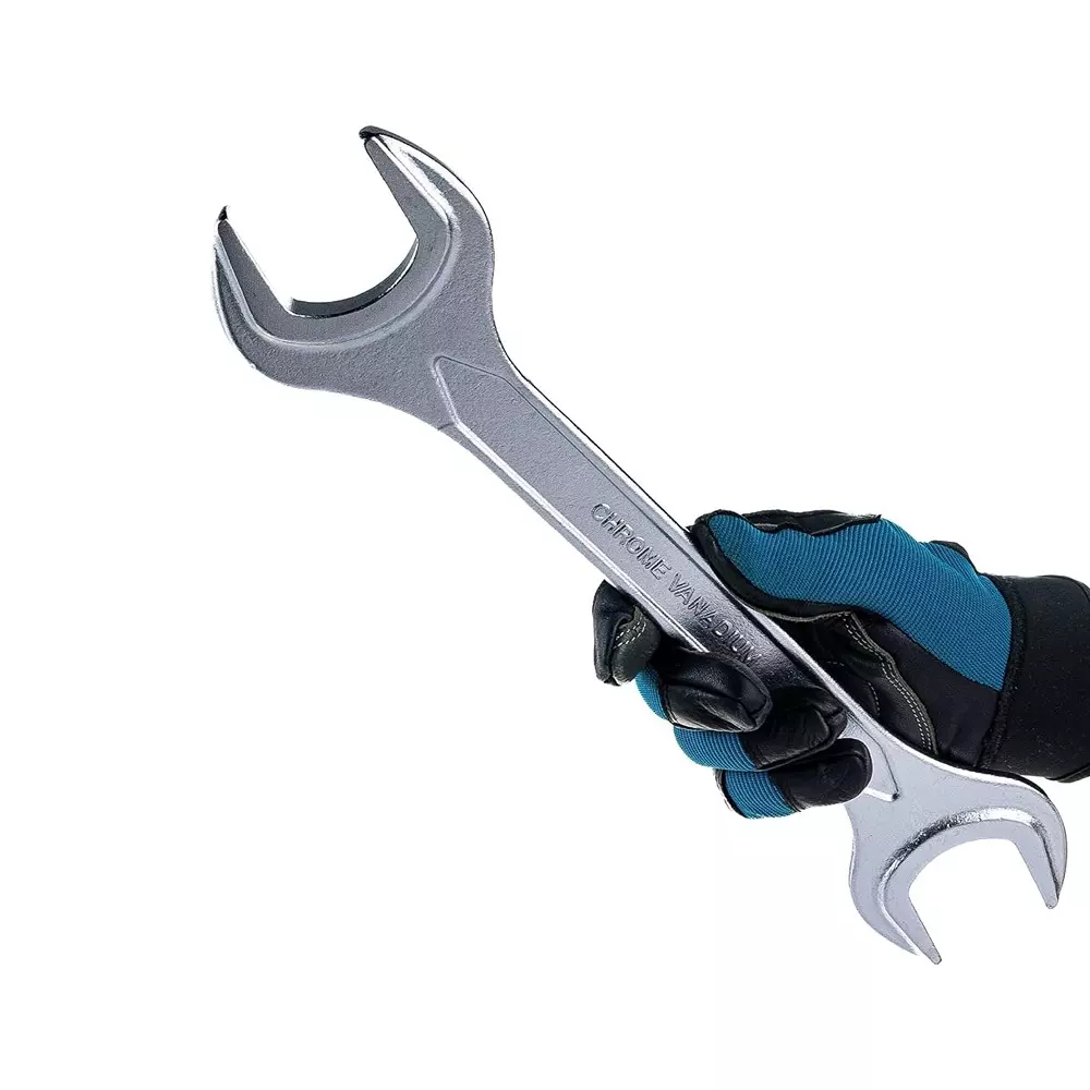 venus-heavy-duty-open-jaw-spanner-silver-chrome-vanadium-steel-for-automotive-truck-tractor-machinery-maintenance-wrench-50x55