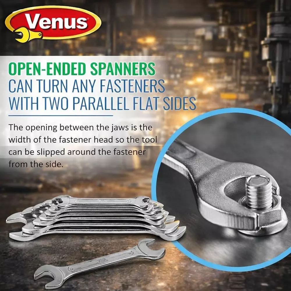 venus-heavy-duty-open-jaw-spanner-kit-12-pcs-silver-12-point-chrome-vanadium-steel-for-automotive-repair-bike-maintenance-workshop-tasks-and-general-mechanical-work-yb-cl3a-esoe