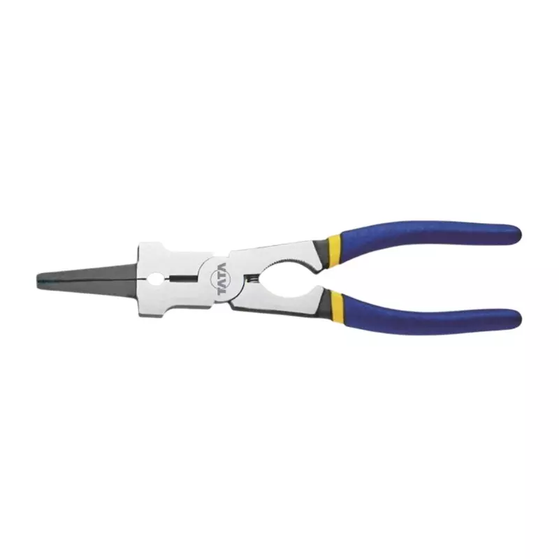 Tata Agrico 8 inch (200 mm) MIG Welding Plier Blue & Silver Color for Nozzle Cleaning and Spatter Removal, PWS008 (Pack of 10 Pcs)