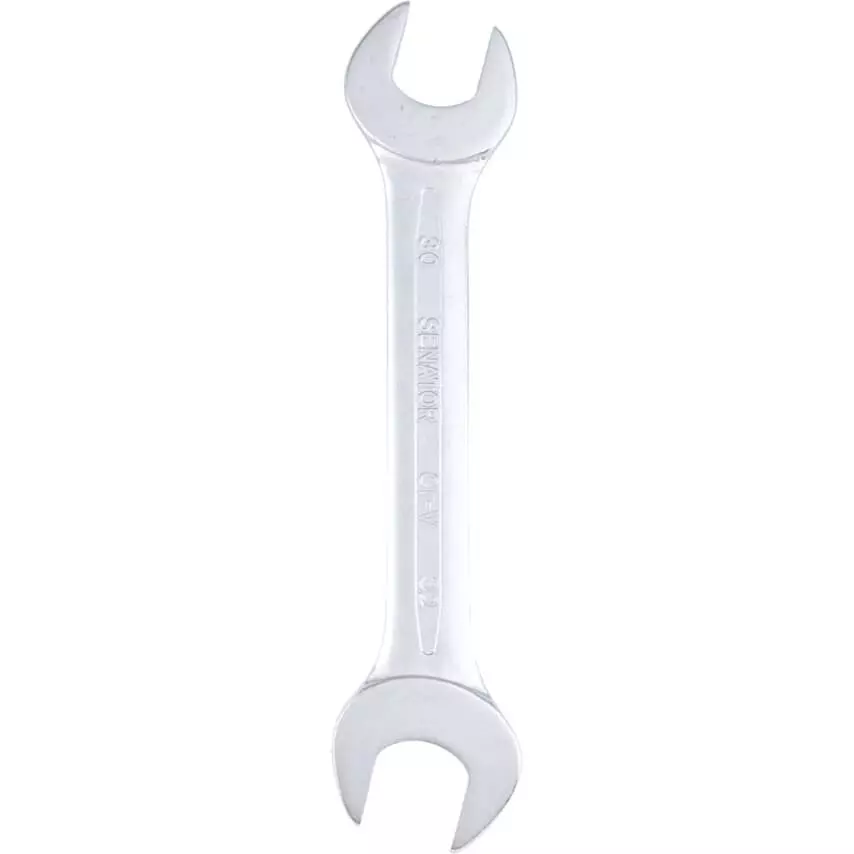 Senator Open Ended Spanner 24x27 mm Spanner Size Matte Finish Chrome Vanadium Steel, SEN5825202P