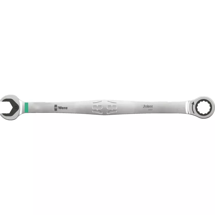 Wera 6007 Joker SB Ring Ratchet Spanner with Long Design, Holding Function and In-Built Limit Stop, 5020352001