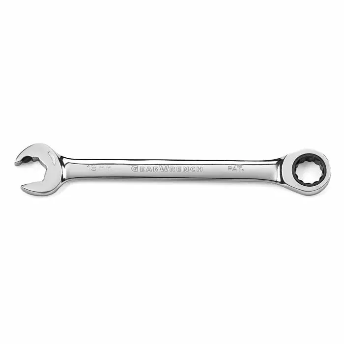 GEARWRENCH Combination Ratchet Spanner 19 mm Metric Double Ended 9.8 in Overall, 85519