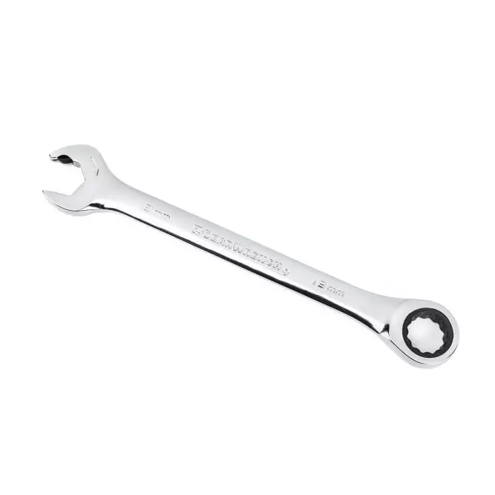 GEARWRENCH Combination Ratchet Spanner 19 mm Metric Double Ended 9.8 in Overall, 85519