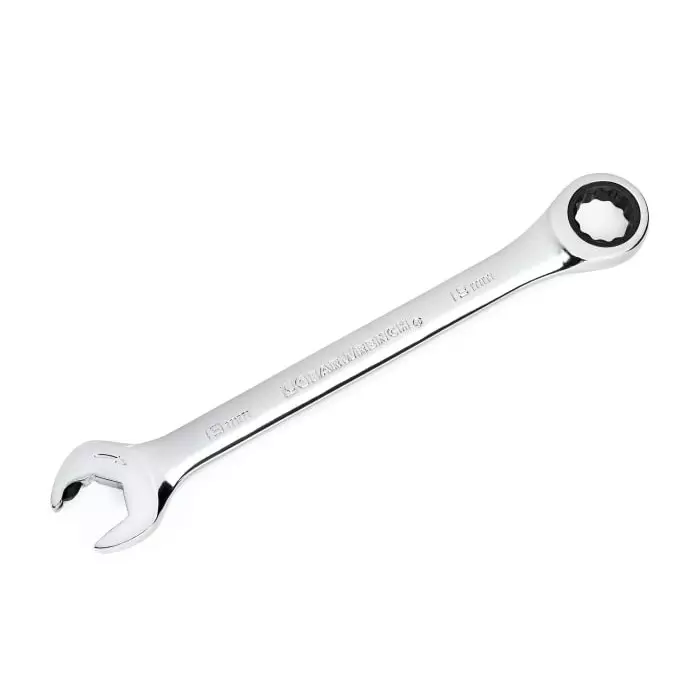 GEARWRENCH Combination Ratchet Spanner 19 mm Metric Double Ended 9.8 in Overall, 85519