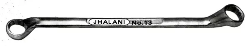 Jhalani 13X17 mm Bihexagon Ring Spanners Shallow Offset 13